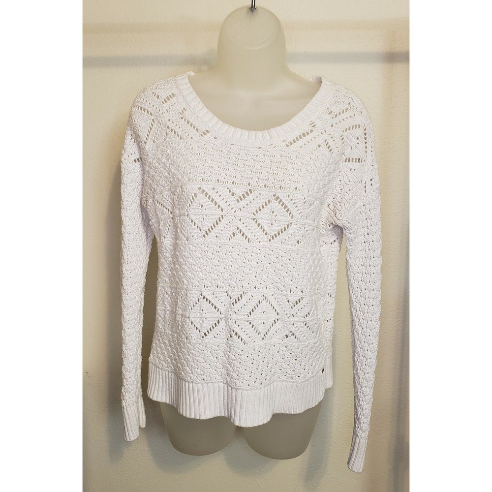 American Eagle Outfitters White Knitted Style Sweater M